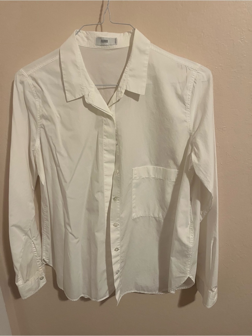 Closed White Long-Sleeve Button-Up Shirt